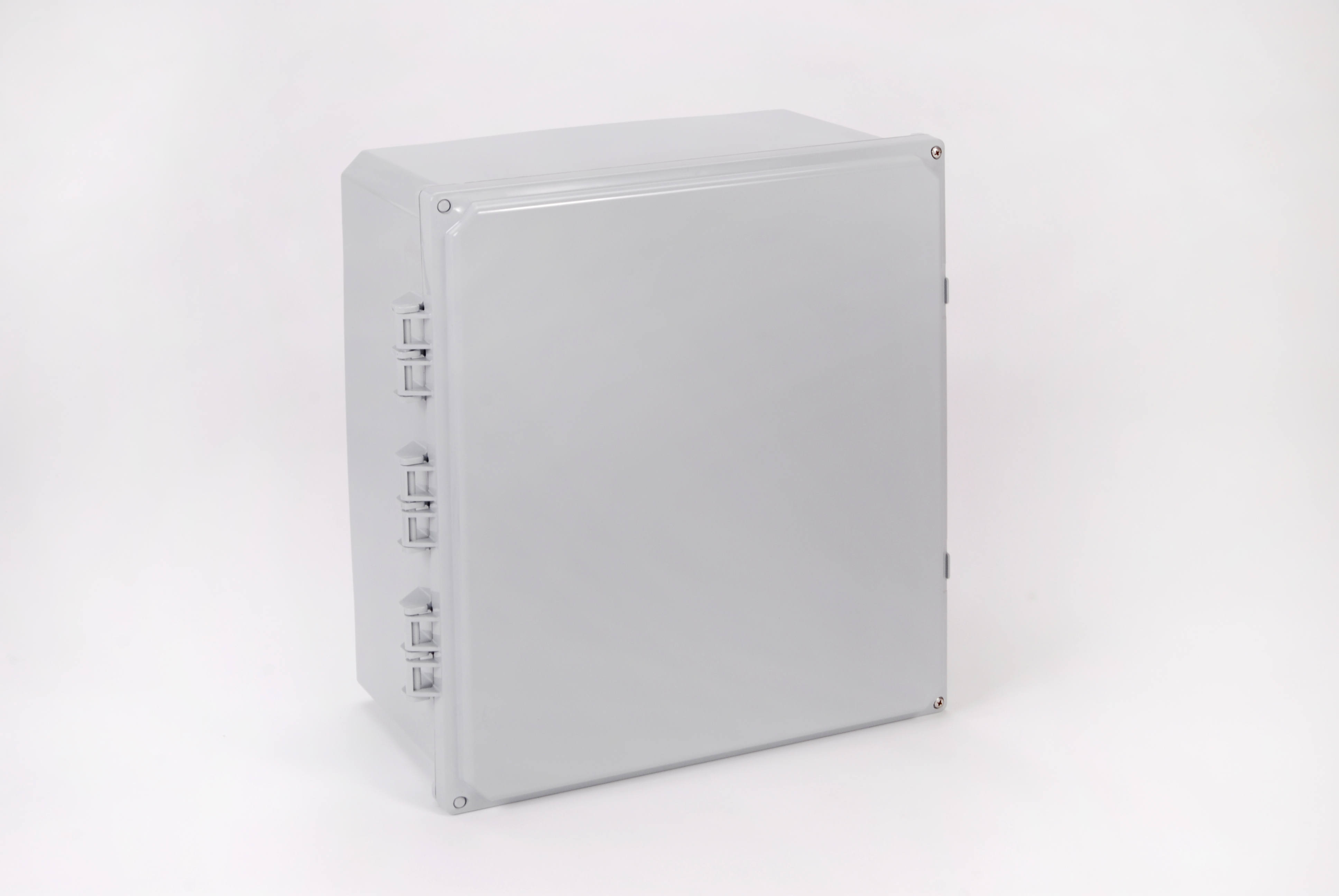 Integra Wallmount Enclosure; 12" x 10" x 6"; Polycarbonate; Solid Cover; Hinge/Screw Connection; NEMA 4X